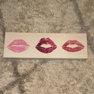Lip Print Wall Art Decor